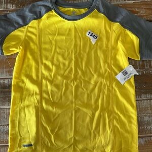 STARTER Kids Tee in Vibrant Yellow and Cool Gray